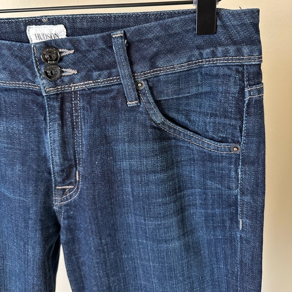Hudson Jeans Beth Baby Bootcut in Jets Dark Wash Size 29 (Altered Inseam) - Picture 5 of 15